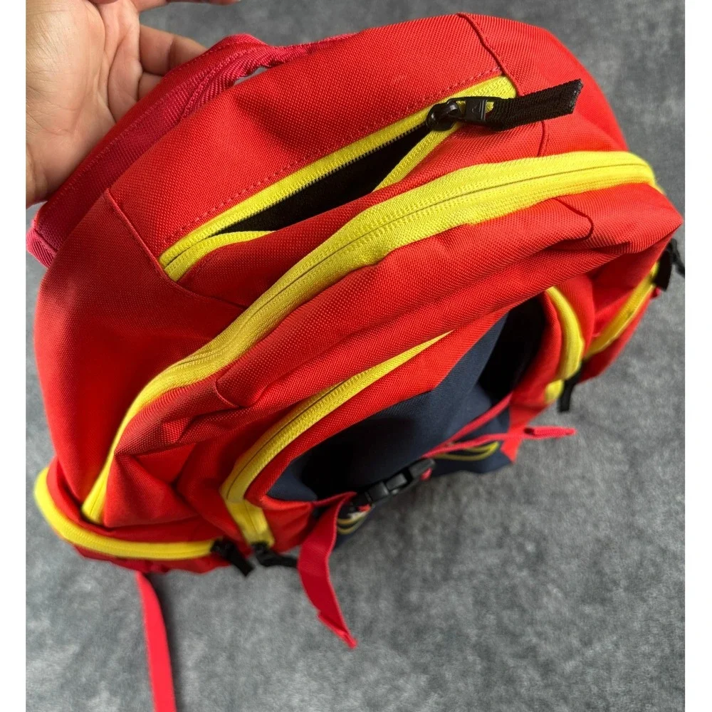 Quiksilver Newport Beach Junior Lifeguard Surf‎ Beach School Backpack Red Yellow